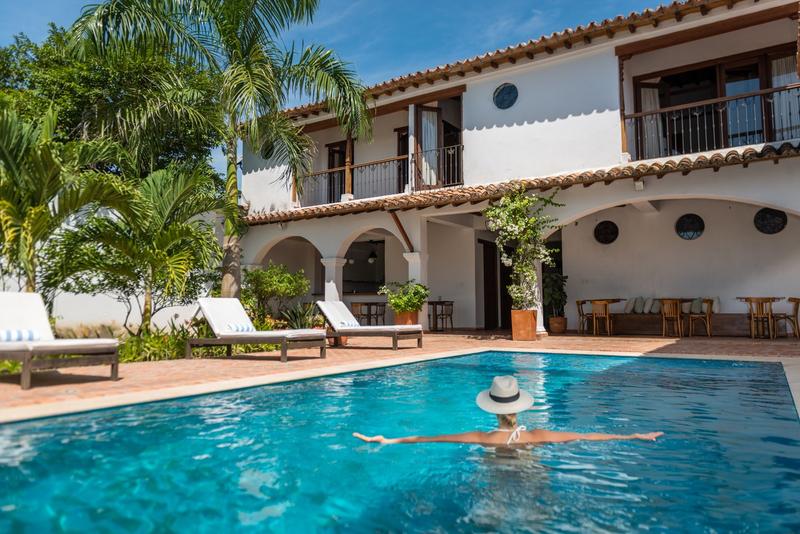 Pool at hotel San Rafael in Mompox