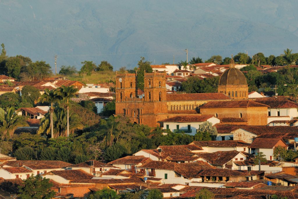 View of the village of Barichara